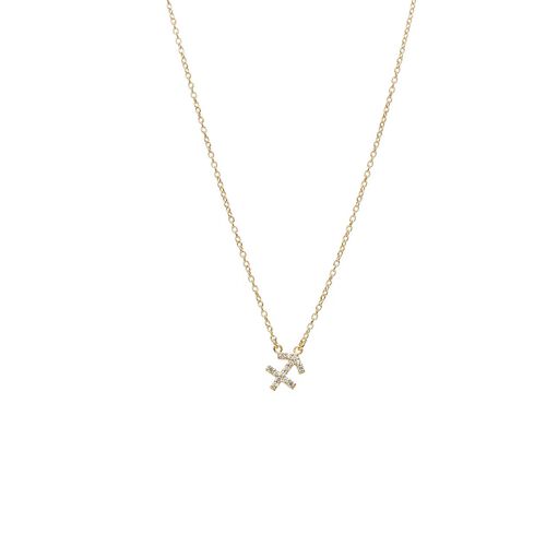 Silk & Steel Sagittarius Necklace